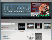 Tablet Screenshot of effincoolminis.com